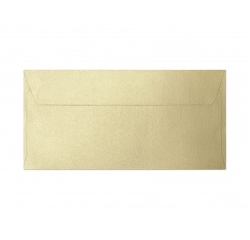 Koperta DL 110x220 Złota 120g 10szt