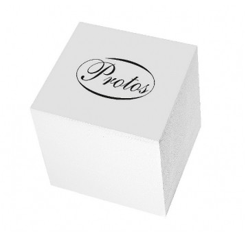 Kostka biurowa duża 84x84x70 BIAŁA NIEklej Protos