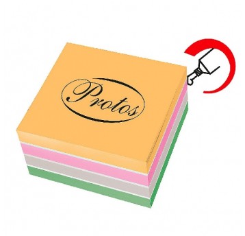 Kostka biurowa mała 83x83x38 KOLOR Klejona Protos