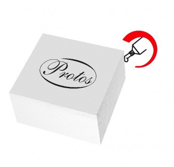 Kostka biurowa mała 83X83X40 BIAŁA Klejona Protos