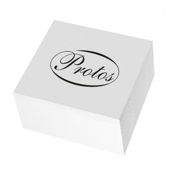 Kostka biurowa mała 83X83X40 BIAŁA NIEklej Protos