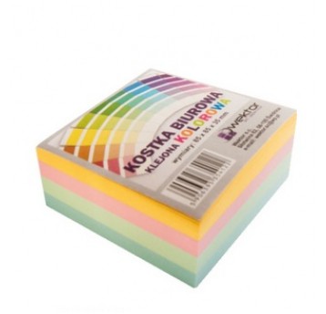 Kostka biurowa mała 85x85x35 Kolor Klej Wektor