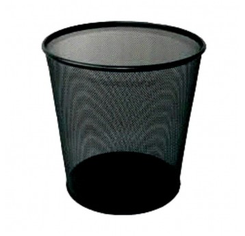 Kosz biurowy na śmieci 18L Tres czarny okrągły