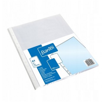 Koszulki groszkowane A4 BANTEX 40MIC 100szt