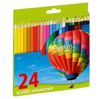 Kredki ołówkowe Fiorello 24 kol Friends