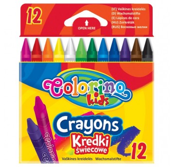 Kredki świecowe Patio Colorino 12 kol.