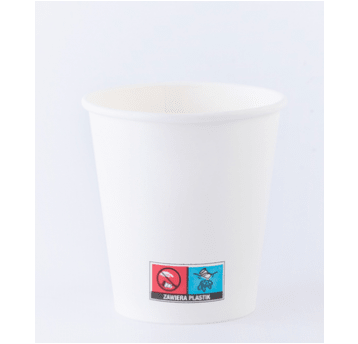 Kubek papierowy 180ml BIAŁY ODRA 50szt /20
