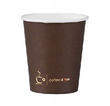 Kubek papierowy 180ml COFFEE 4 YOU 100szt /20