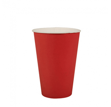 Kubek papierowy 200ml czerwony 20szt