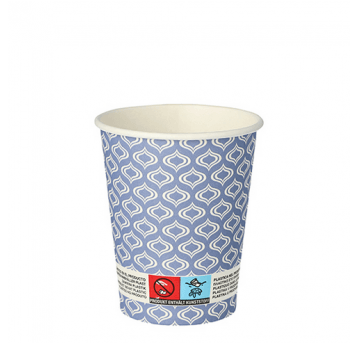 Kubek papierowy 200ml ndr Niebieskie Kropki 20szt