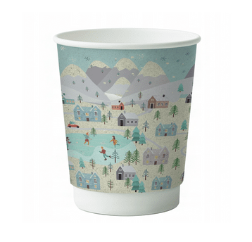 Kubek papierowy 250ml 2W GÓRY 20szt
