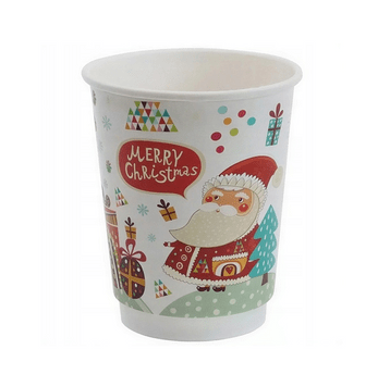Kubek papierowy 250ml 2W MIKOŁAJ 20szt