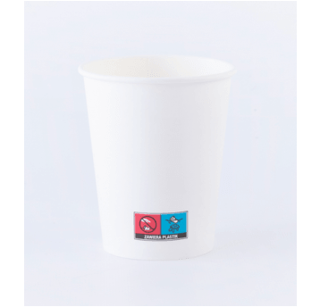 Kubek papierowy 250ml BIAŁY ODRA 50szt /10
