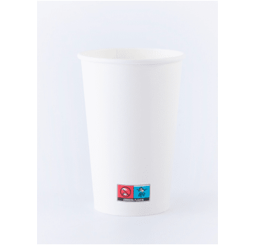 Kubek papierowy 300ml BIAŁY ODRA 50szt