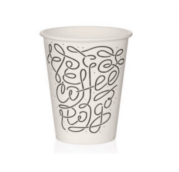Kubek papierowy 350ml ndr COFFEE TO GO 50szt