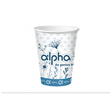 Kubek papierowy P FREE 150ml ndr ALPHA 80szt /30