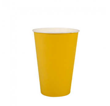 Kubek papierowy P FREE 200ml żółty 20szt