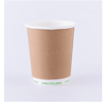 Kubek papierowy P FREE 250ml kraft 2W 25szt