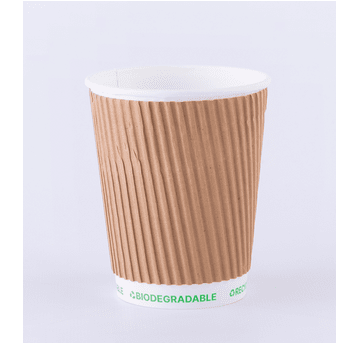 Kubek papierowy P FREE 250ml kraft 3W 25szt