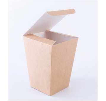 Kubełek papierowy 1,3L popcorn zamyka KRAFT 100szt