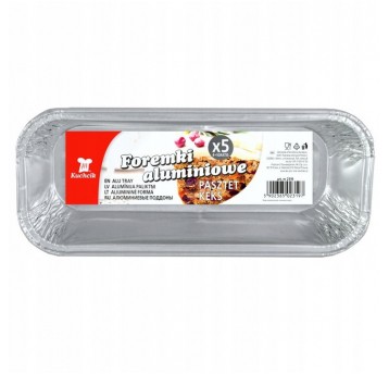 KUCHCIK foremka alu pasztet/keks 4+1 szt.