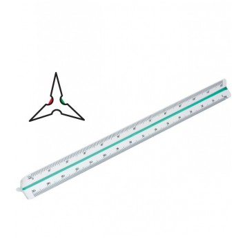 Linijka GRAND skalówka 30cm