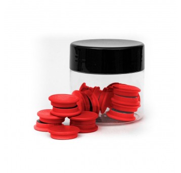 Magnes Tierra Czerwony śr 20mm 20 sztuk