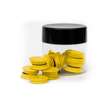 Magnes Tierra Żółty śr 20mm 20szt