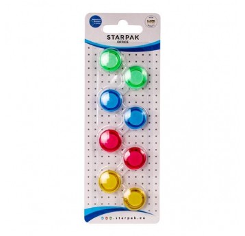 Magnes transparentny 20mm 8szt