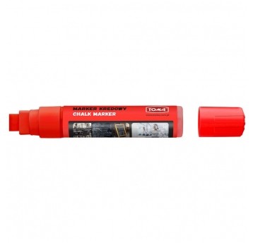Marker kredowy TOMA 15x8mm Czerwony ścięty TO290