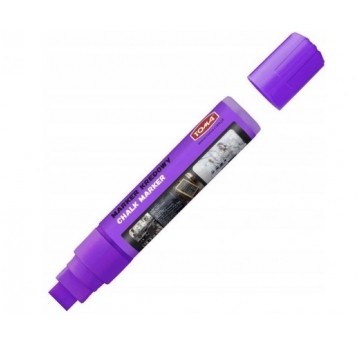 Marker kredowy TOMA 15x8mm FIOLETOWY ścięta TO290