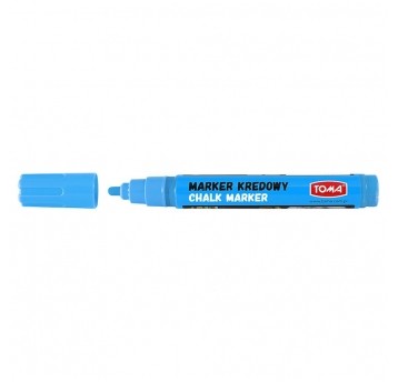Marker kredowy TOMA 4,45mm Niebieski okrągła TO292