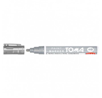 Marker olejowy TOMA 2,5mm TO-440 SREBRNY