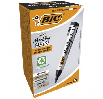 Marker permanentny Bic Marking 2000 czarny 1,5 okr