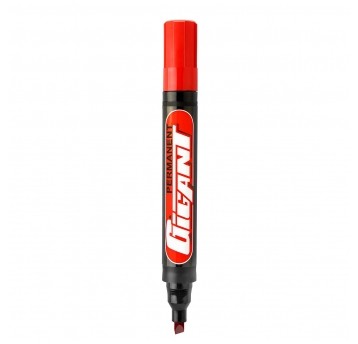 Marker pernamentny GIGANT CZERWONY ŚCIĘTY /12