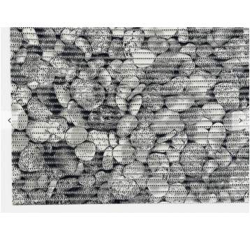 Mata łazienkowa 65x50cm PCV Kamienie Szare