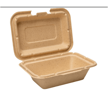 Menubox trzcina NIEDZIELONY BRĄZ 600ml 50szt