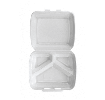 Menubox XPS 3-DZIELNY 125szt BIAŁY /2 HP43