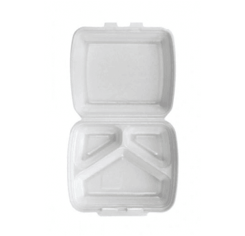 Menubox XPS 3-DZIELNY 125szt BIAŁY /2 HP43