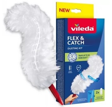Miotełka kurz VILEDA F&C kr rączka 1szt +2zap /1op