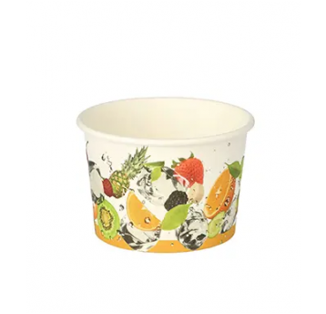 Miseczka papierowa lody 125ml OWOCE 50szt