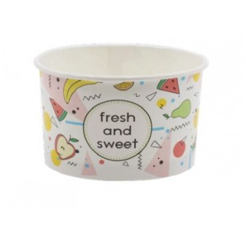 Miseczka papierowa lody 130ml FRESH SWEET 25szt/40
