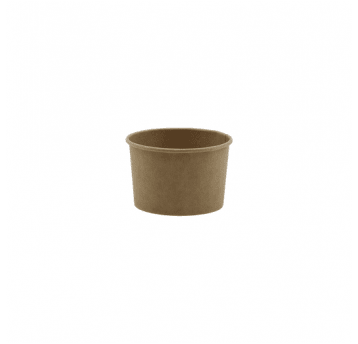 Miseczka papierowa lody 130ml KRAFT 25szt /40