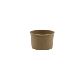 Miseczka papierowa lody 130ml KRAFT 25szt /40