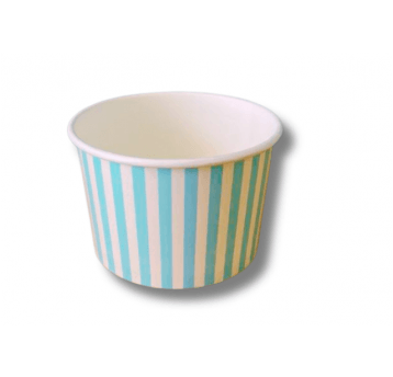 Miseczka papierowa lody 200ml PASKI 50szt /20