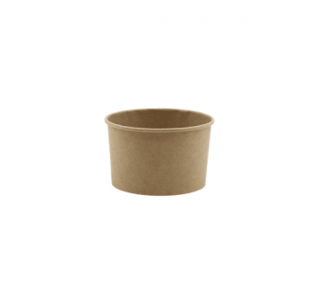 Miseczka papierowa lody 245ml KRAFT 25szt /24