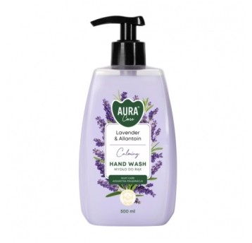 Mydło w płynie Aura 500ml Lawenda i alanton pompka