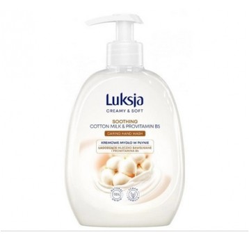 Mydło w płynie LUKSJA 500ml Cotton Vit B5 POMPKA