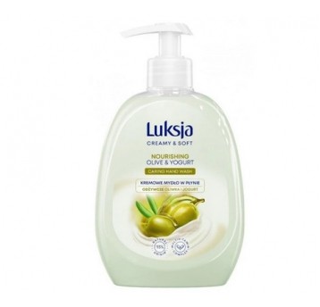 Mydło w płynie LUKSJA 500ml Oliwka Jogurt POMPKA