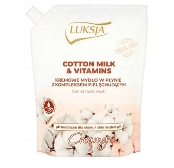 Mydło w płynie LUKSJA 900ML ZAPAS BAWEŁNA /6